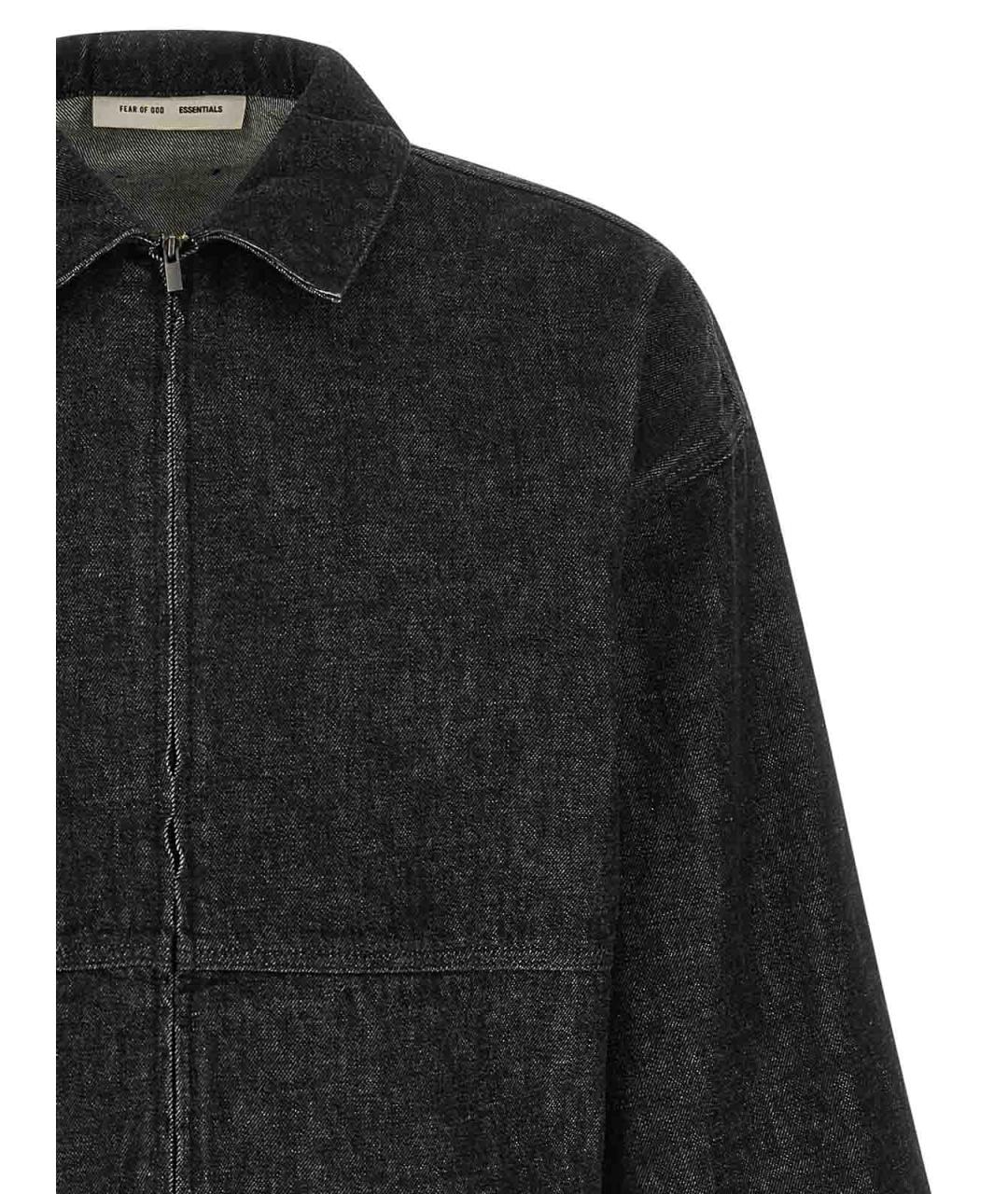FEAR OF GOD Черная хлопковая куртка, фото 3