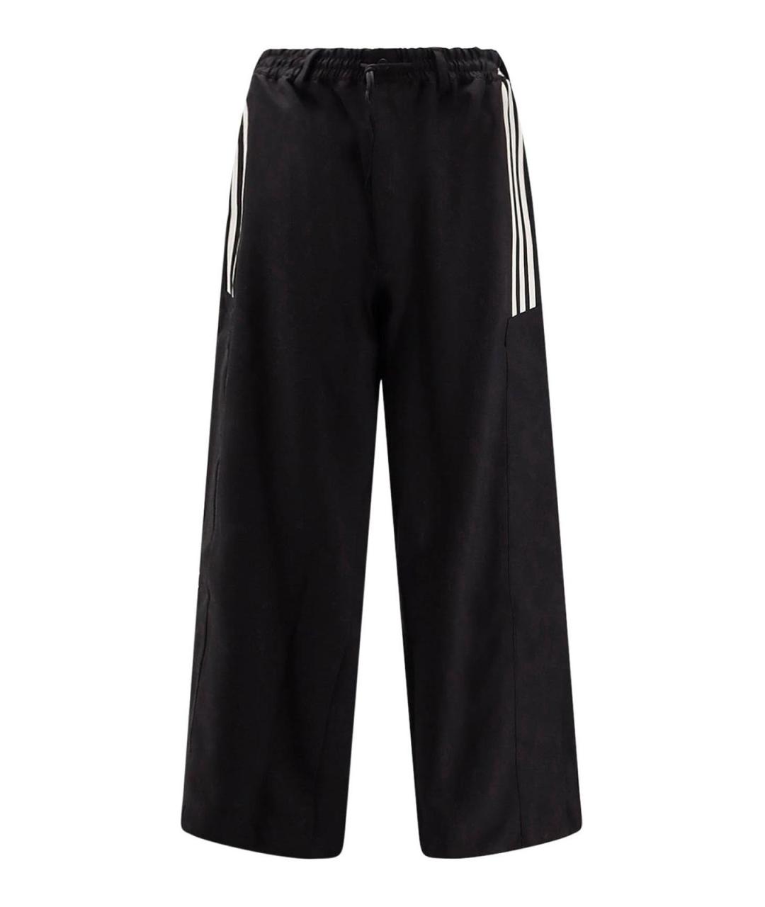 Y-3 Черные полиэстеровые повседневные брюки, фото 1