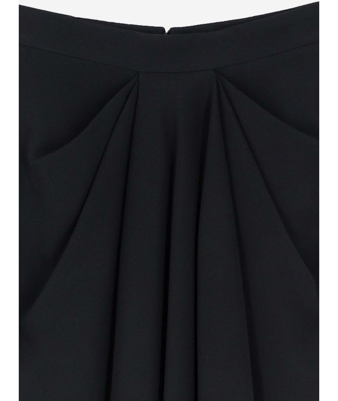 GIVENCHY Черная вискозная юбка миди, фото 3