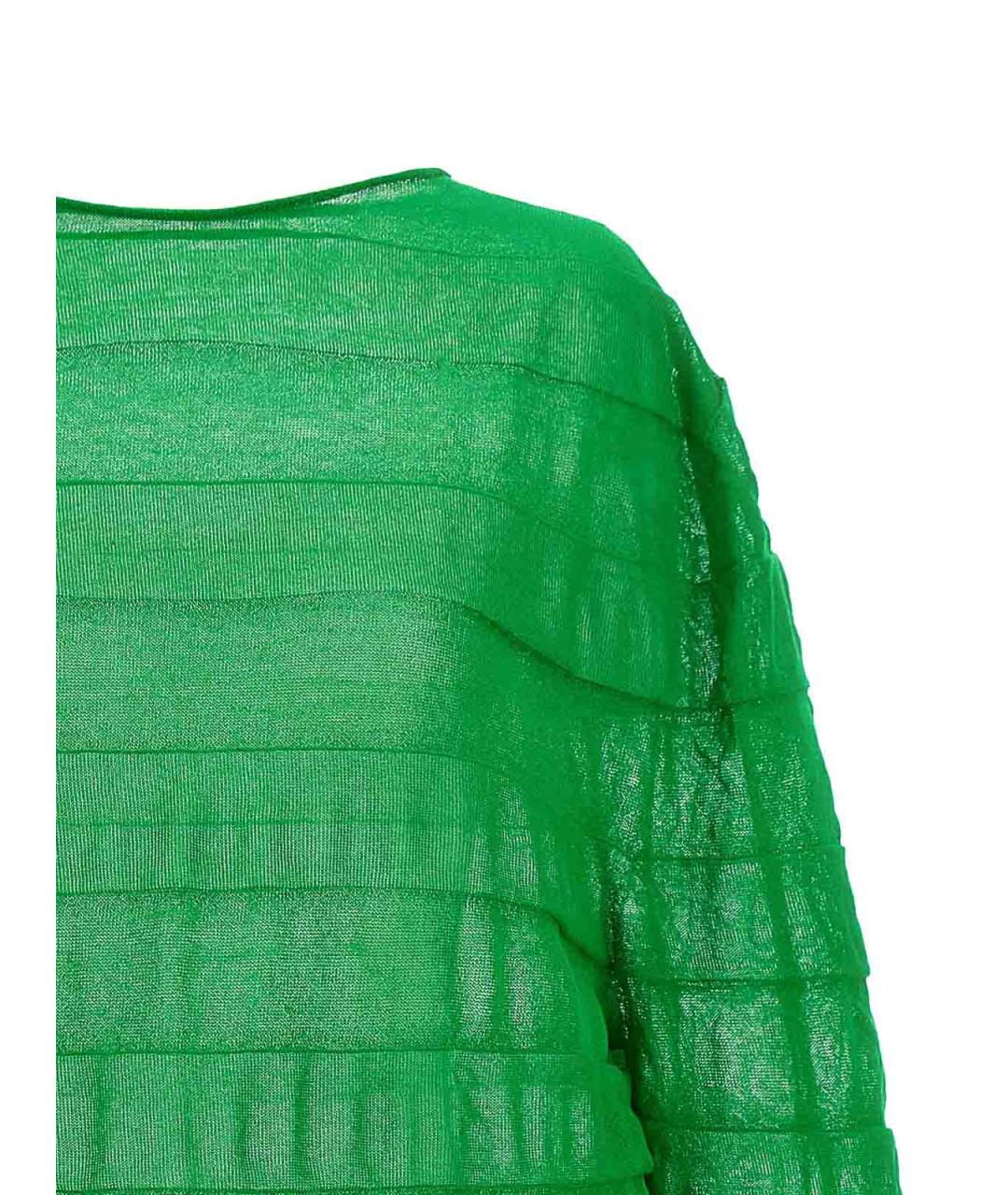 ISSEY MIYAKE Зеленый полиэстеровый джемпер / свитер, фото 3