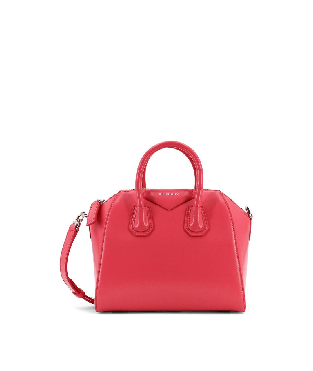 GIVENCHY Красная кожаная сумка тоут, фото 1