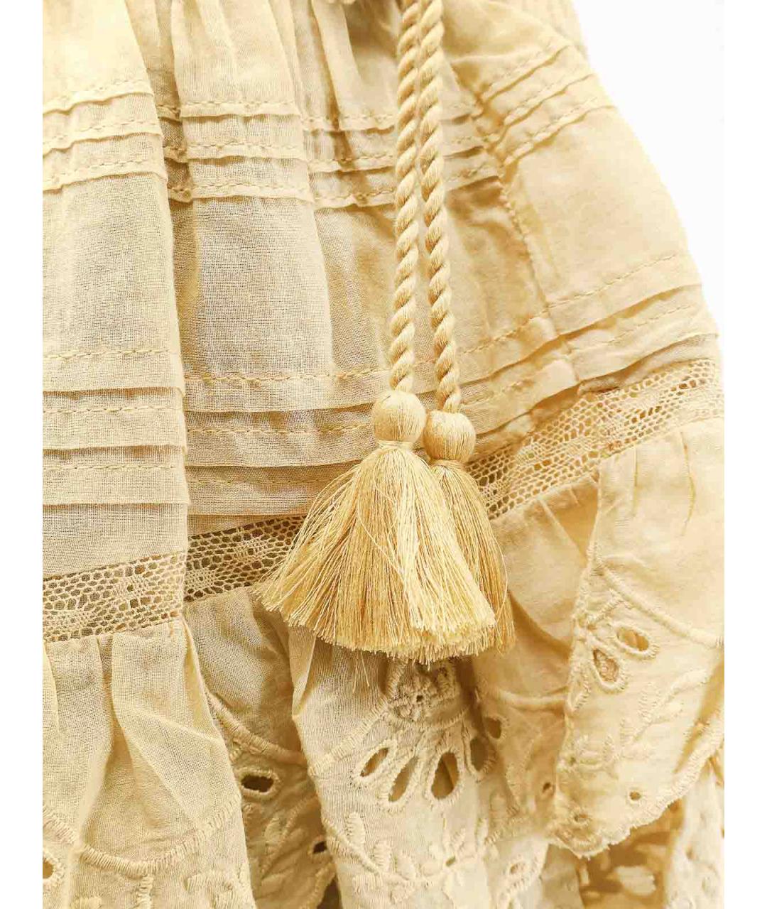 ISABEL MARANT Желтые хлопковые шорты, фото 3