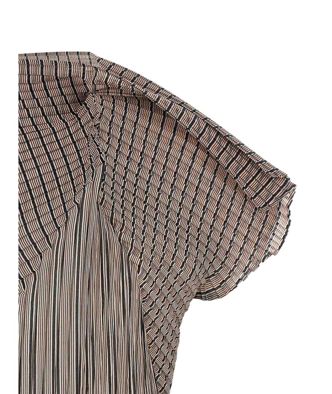 ISSEY MIYAKE Мульти полиэстеровая футболка, фото 3