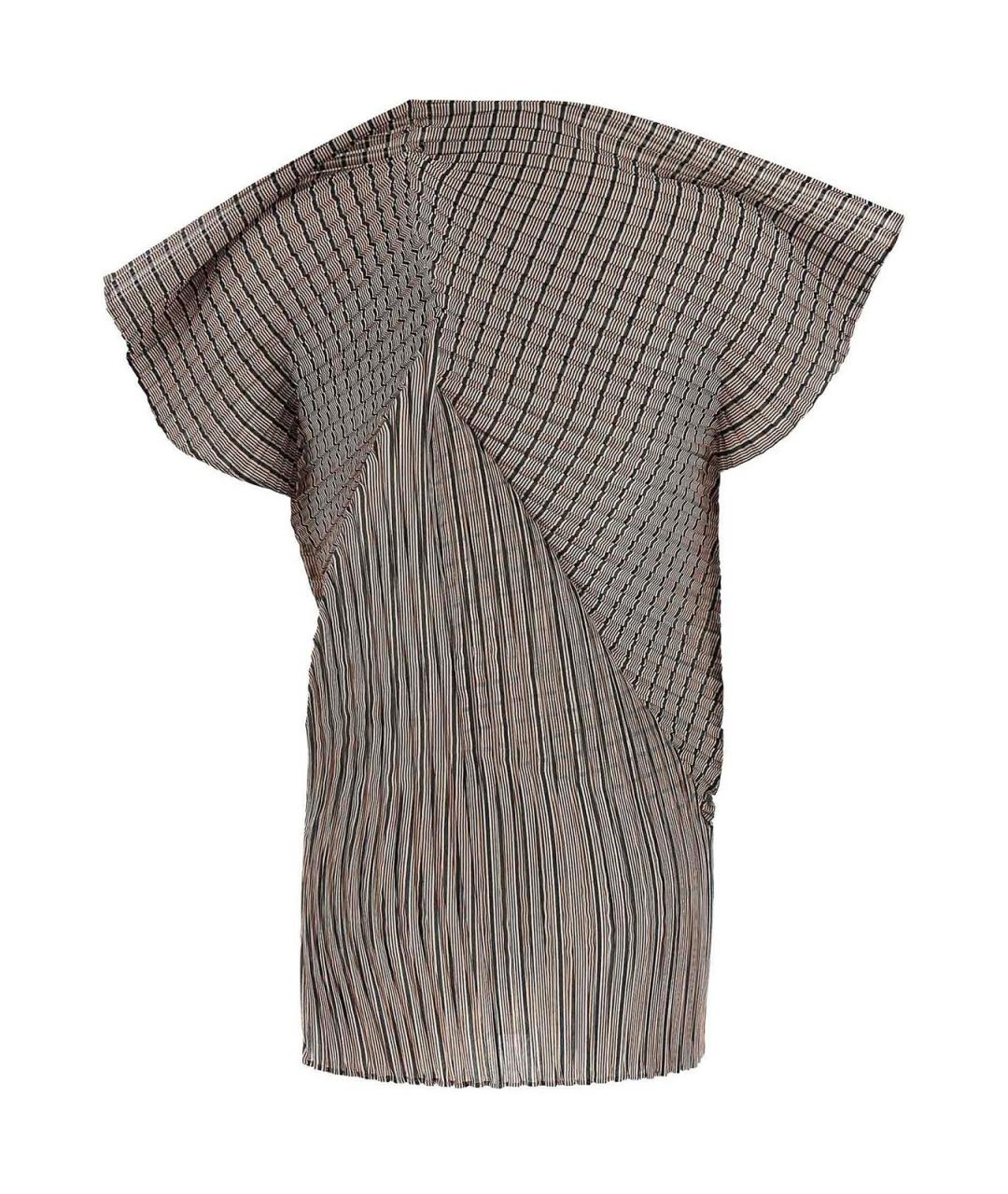 ISSEY MIYAKE Мульти полиэстеровая футболка, фото 2