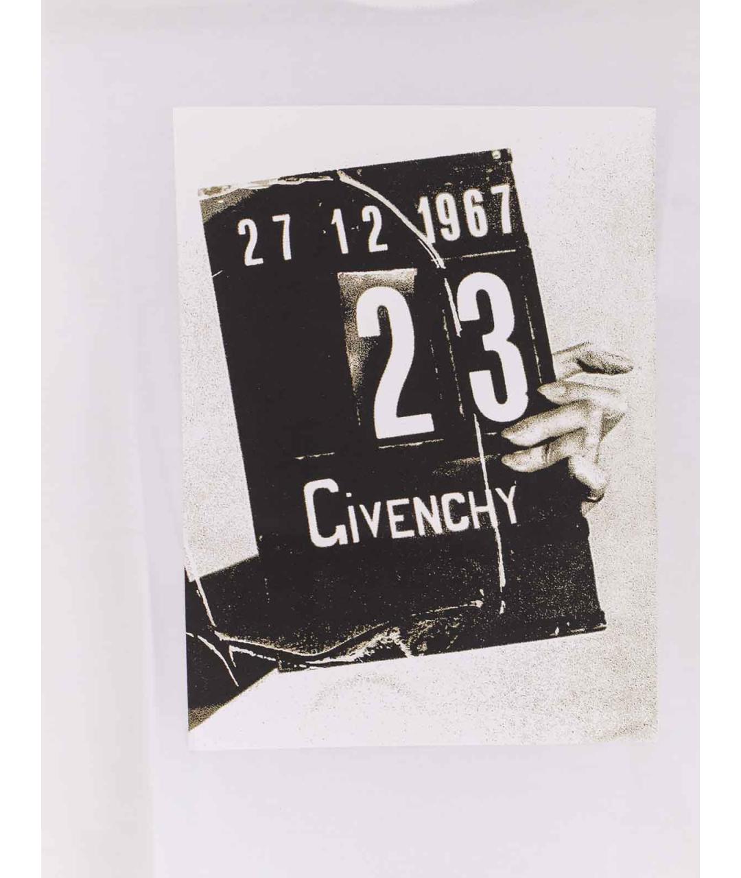 GIVENCHY Белая хлопковая футболка, фото 3