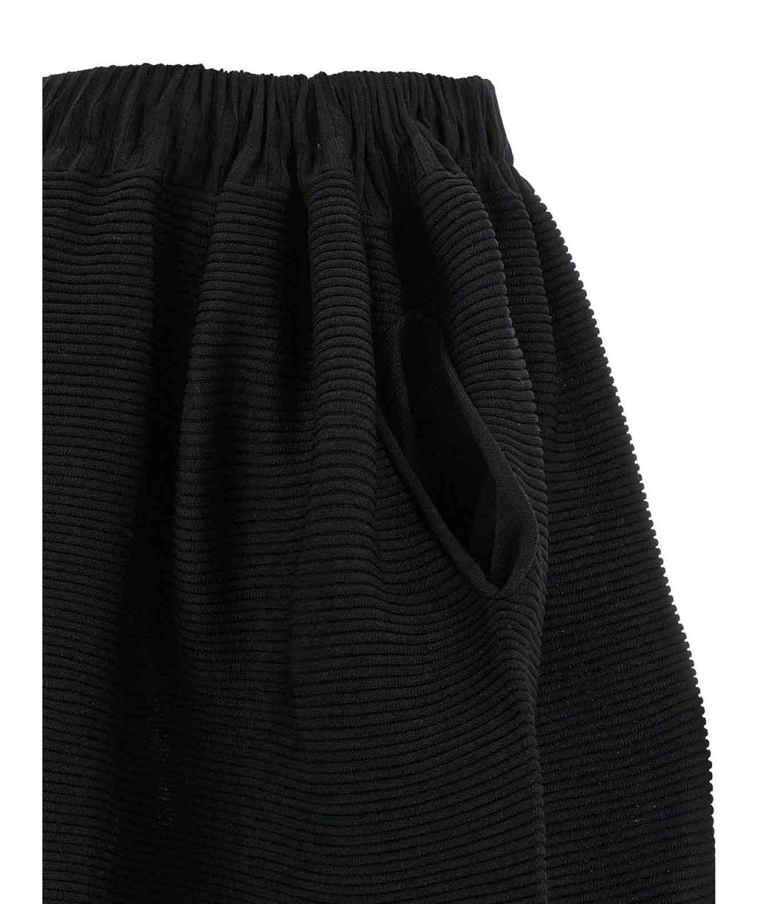 ISSEY MIYAKE Черная полиэстеровая юбка миди, фото 4