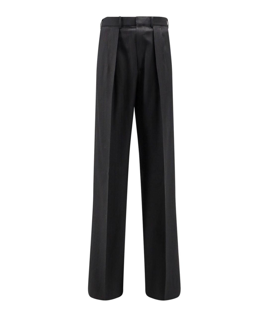 TOM FORD Черные шерстяные классические брюки, фото 1
