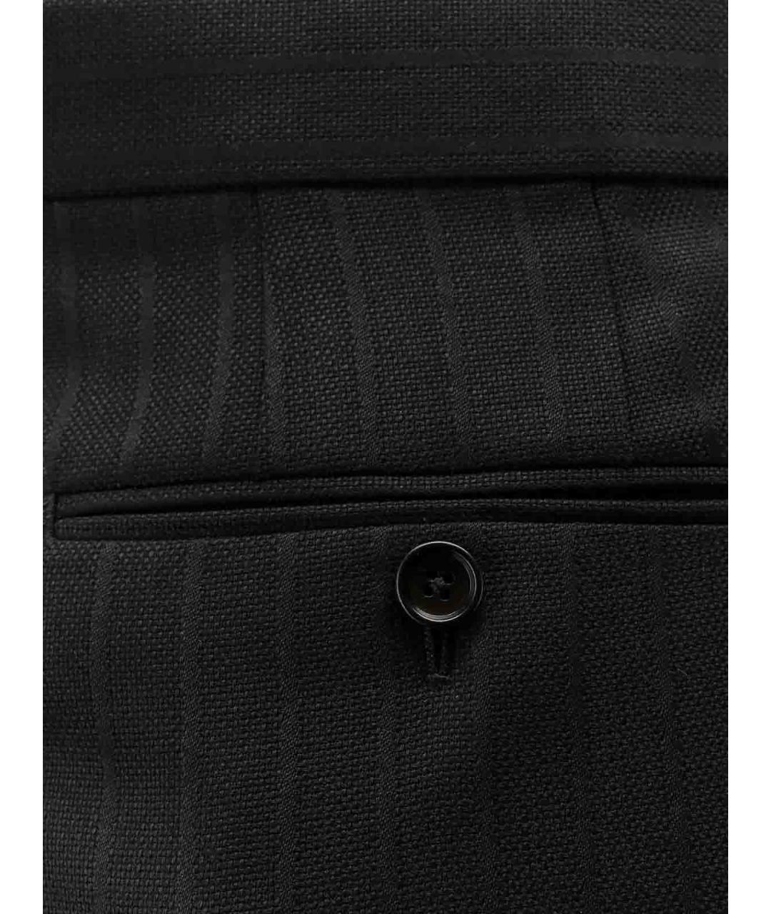 TOM FORD Черные шерстяные классические брюки, фото 3