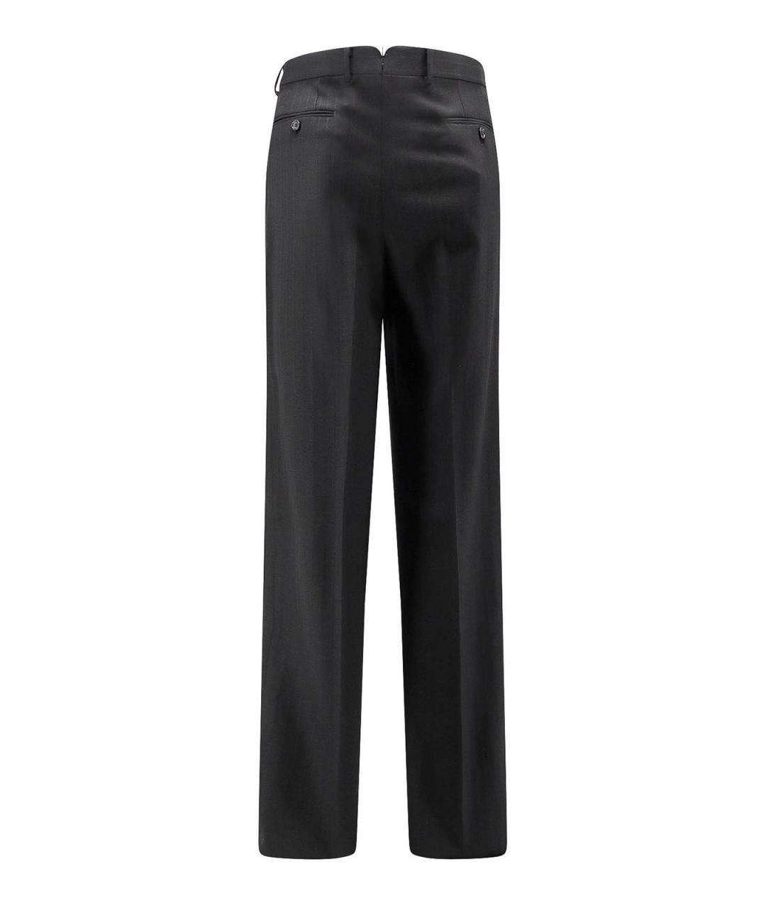 TOM FORD Черные шерстяные классические брюки, фото 2