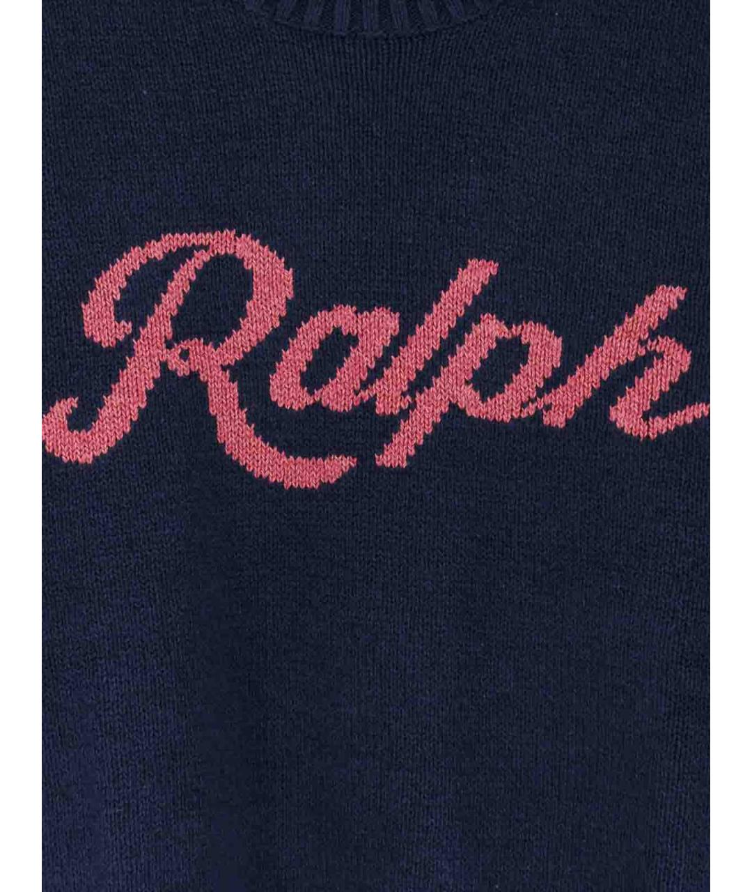POLO RALPH LAUREN Синий хлопковый джемпер / свитер, фото 3