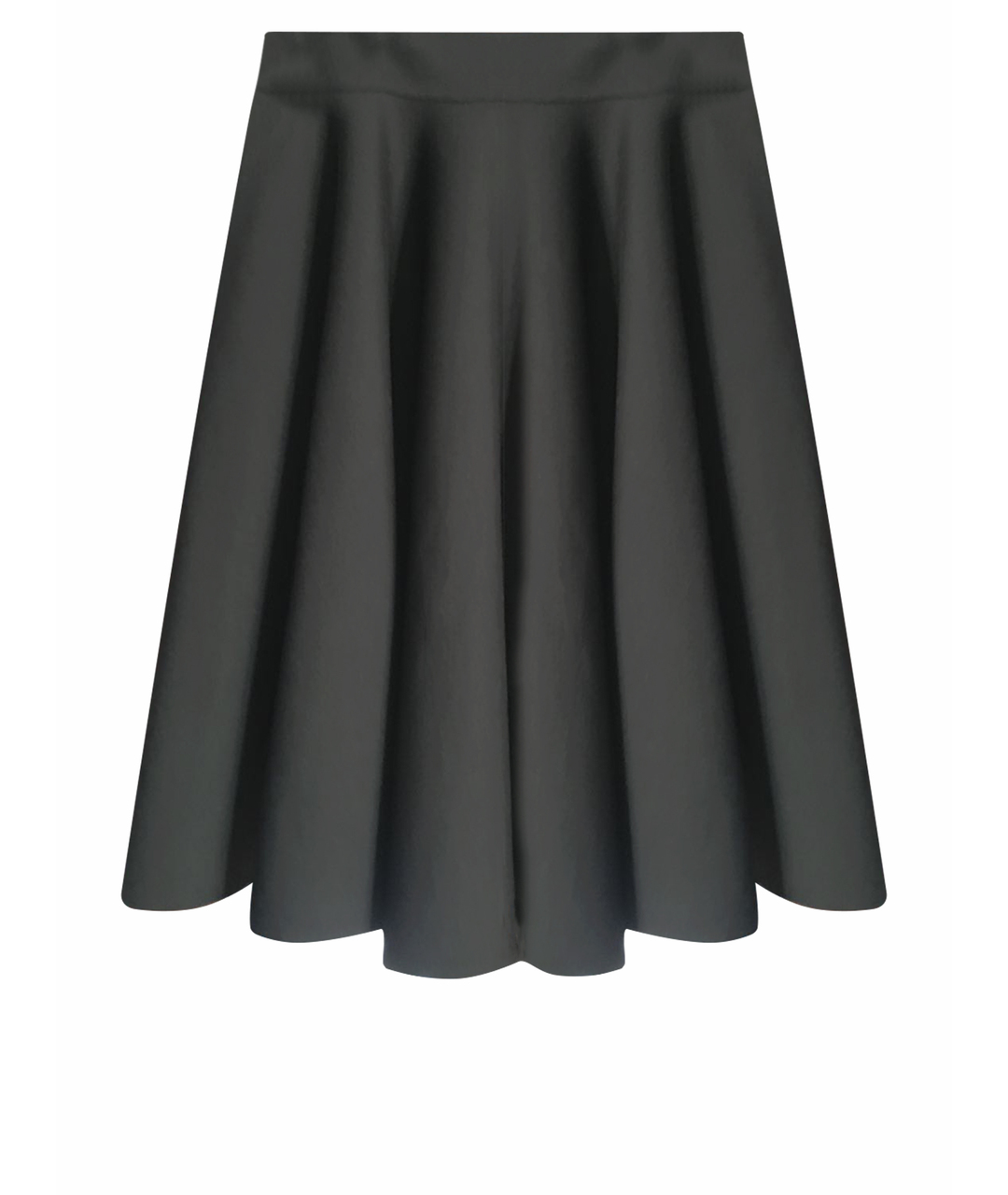 TWIN-SET Черная вискозная юбка миди, фото 1