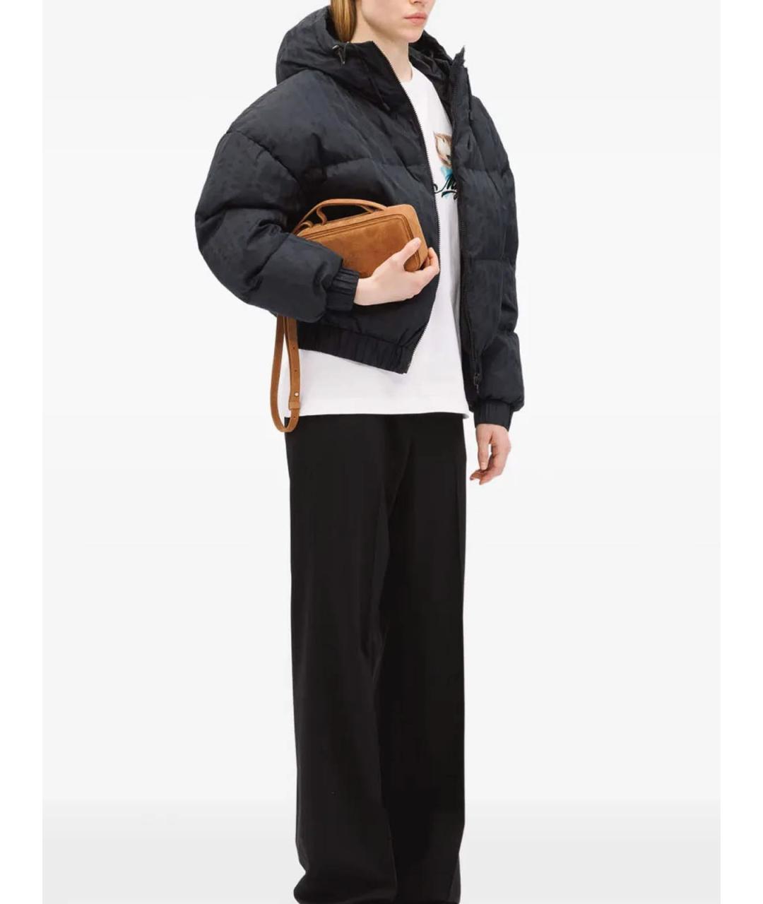 MSGM Черная полиамидовая куртка, фото 2