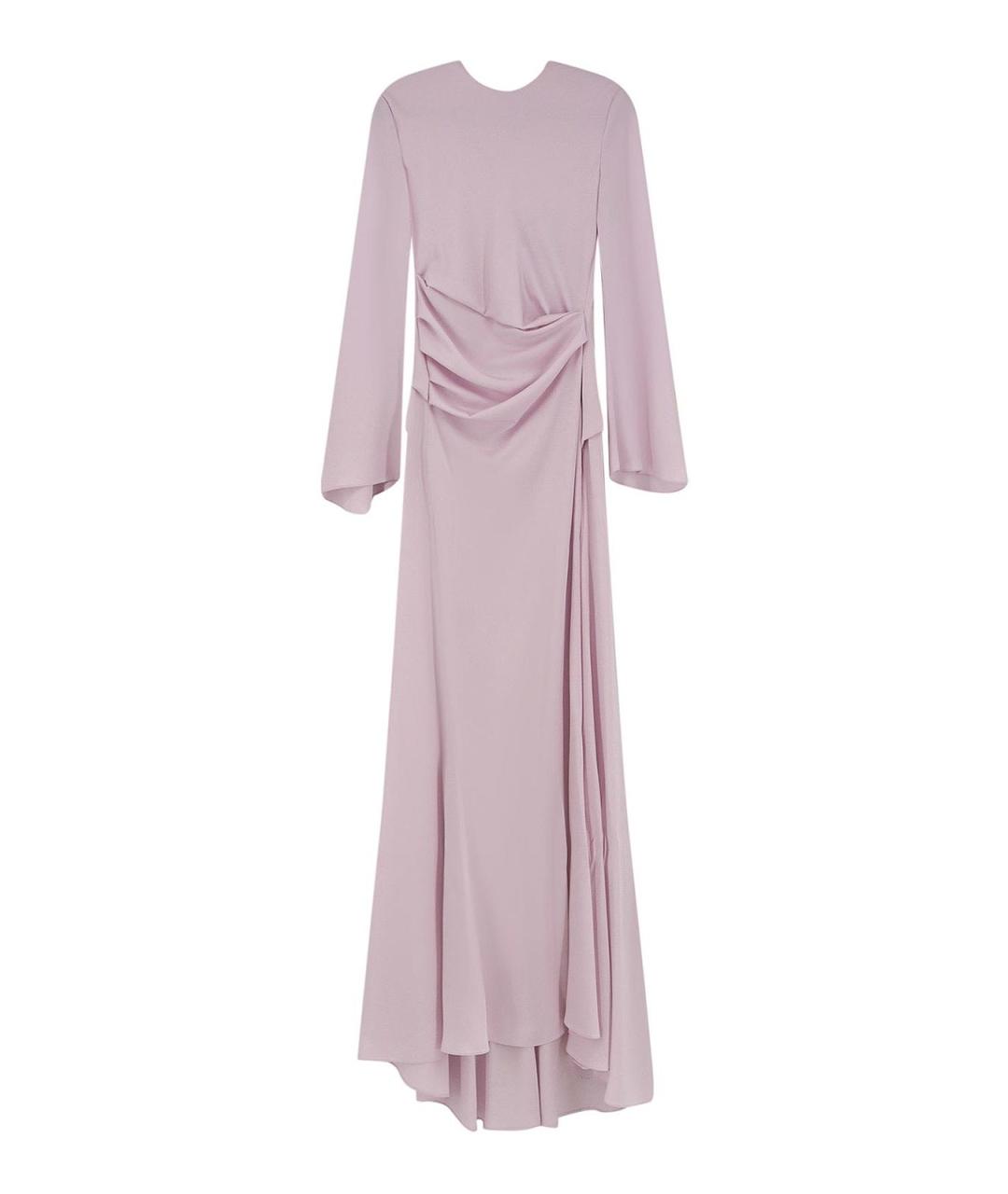 ALEXANDER MCQUEEN Розовое вискозное платье, фото 1