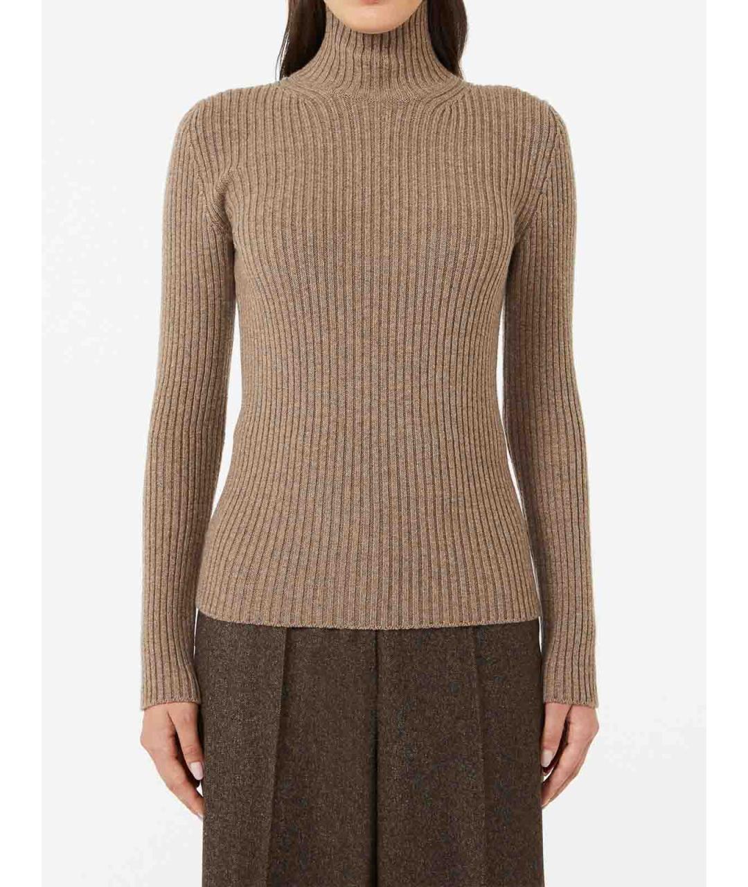 MAX MARA Бежевая водолазка, фото 2