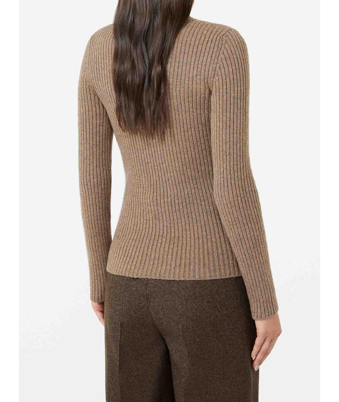MAX MARA Бежевая водолазка, фото 3