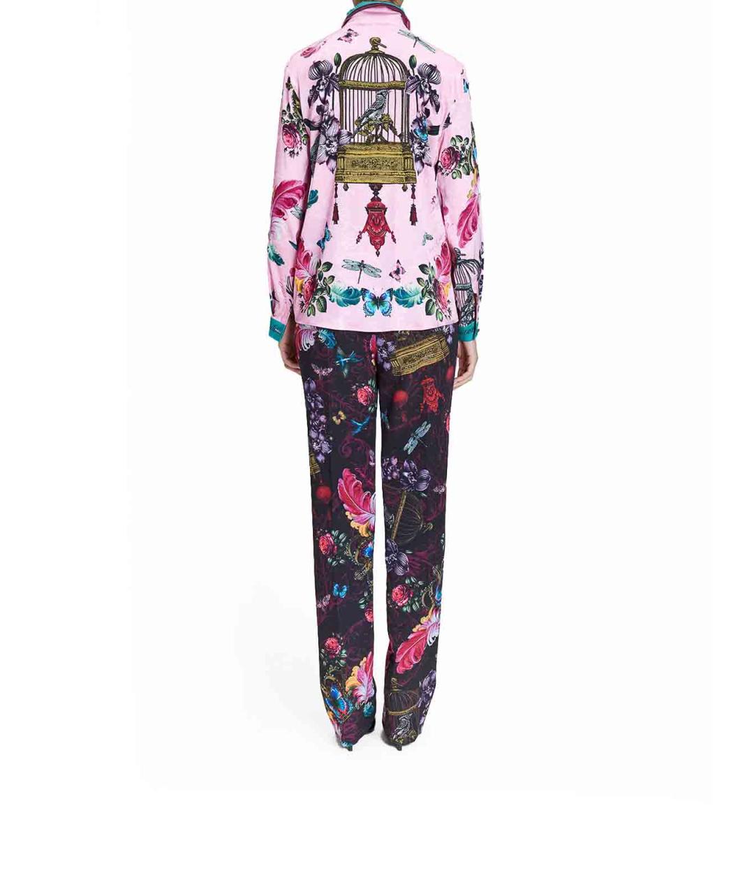 VERSACE JEANS COUTURE Розовая вискозная рубашка, фото 4