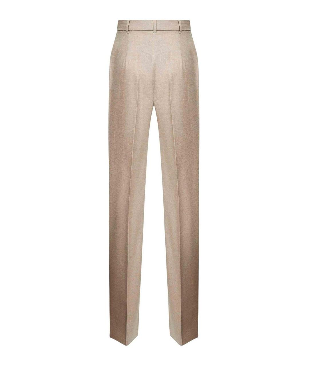 MAX MARA Бежевые брюки узкие, фото 2