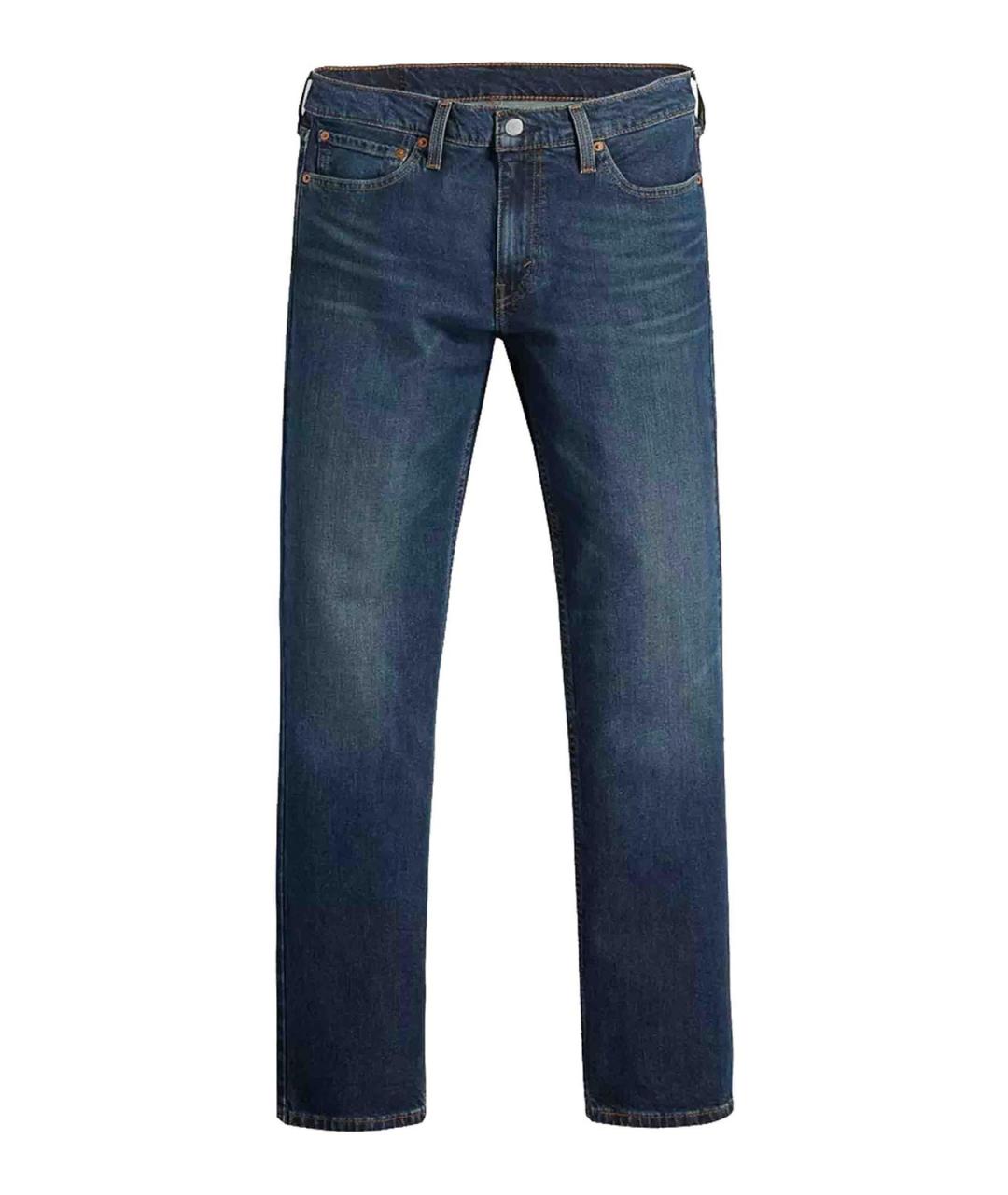 LEVI'S Синие хлопковые прямые джинсы, фото 1
