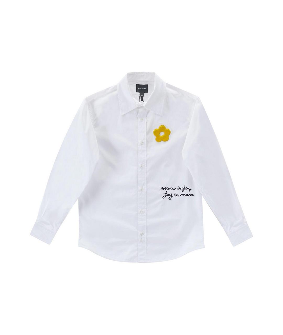 MARC JACOBS Белая хлопковая рубашка, фото 1