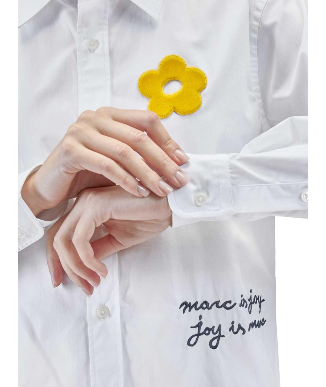 MARC JACOBS Белая хлопковая рубашка, фото 7