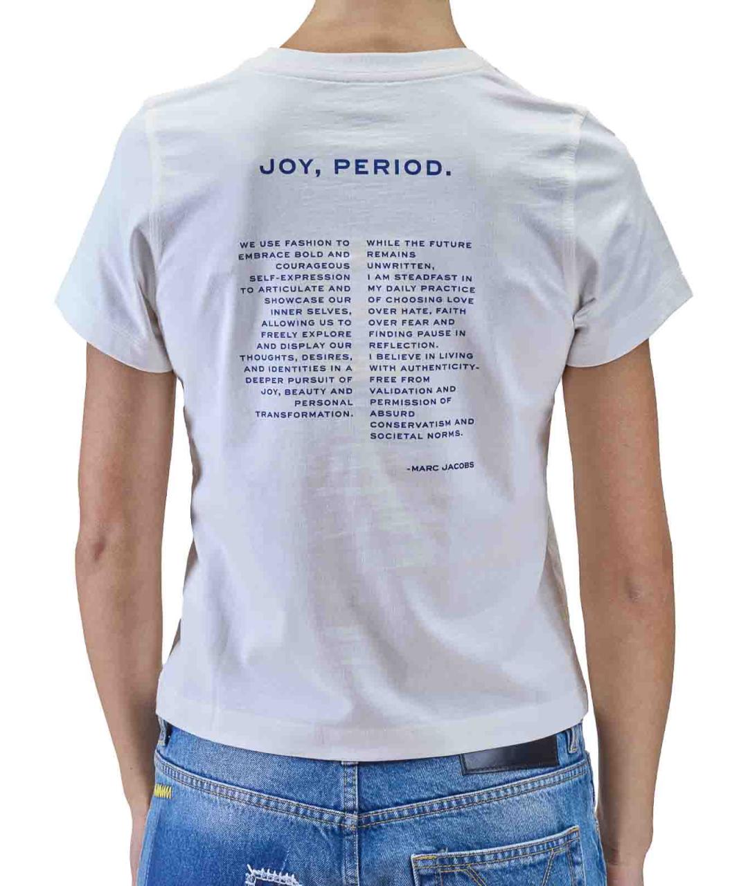 MARC JACOBS Белая хлопковая футболка, фото 5