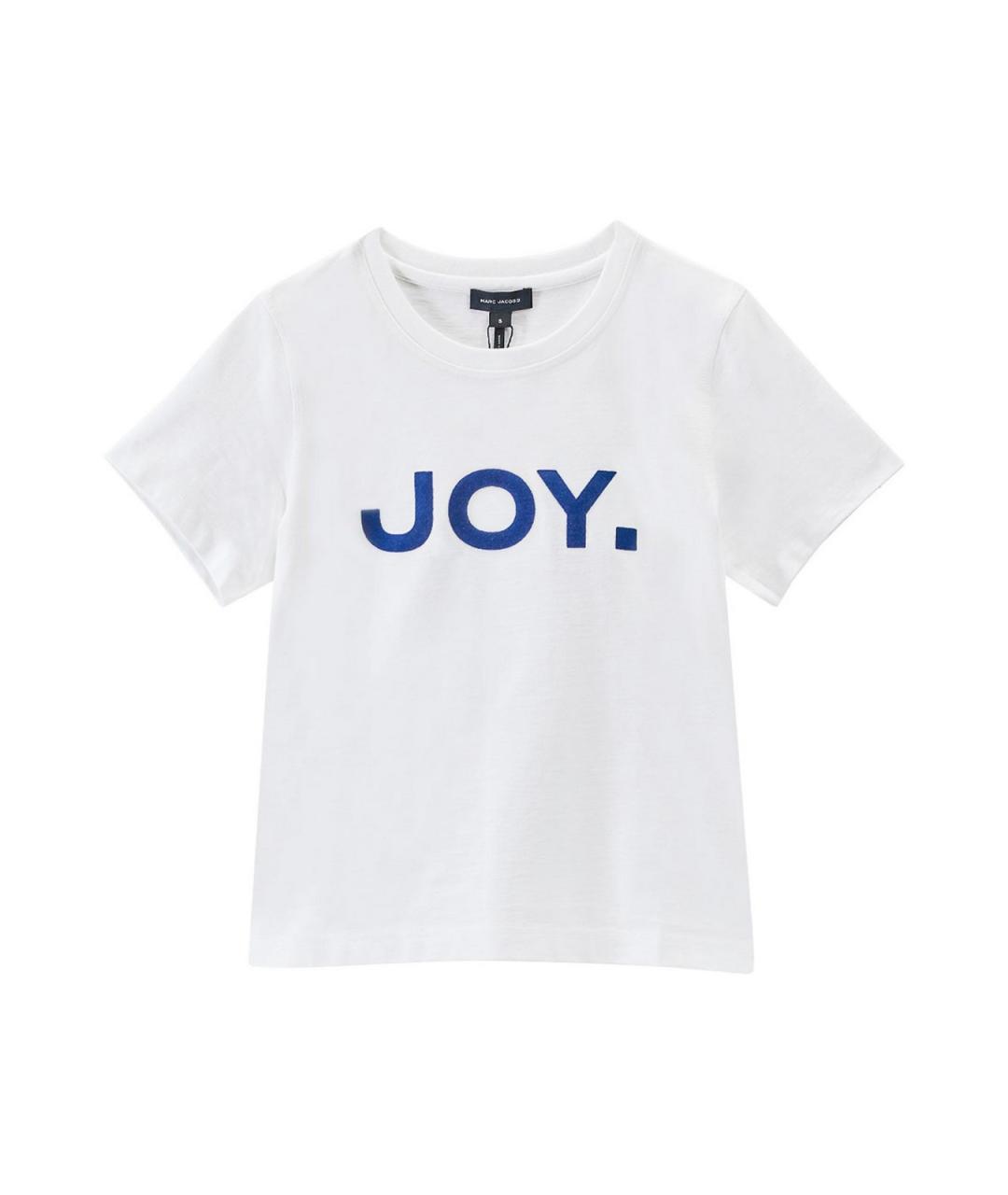 MARC JACOBS Белая хлопковая футболка, фото 1