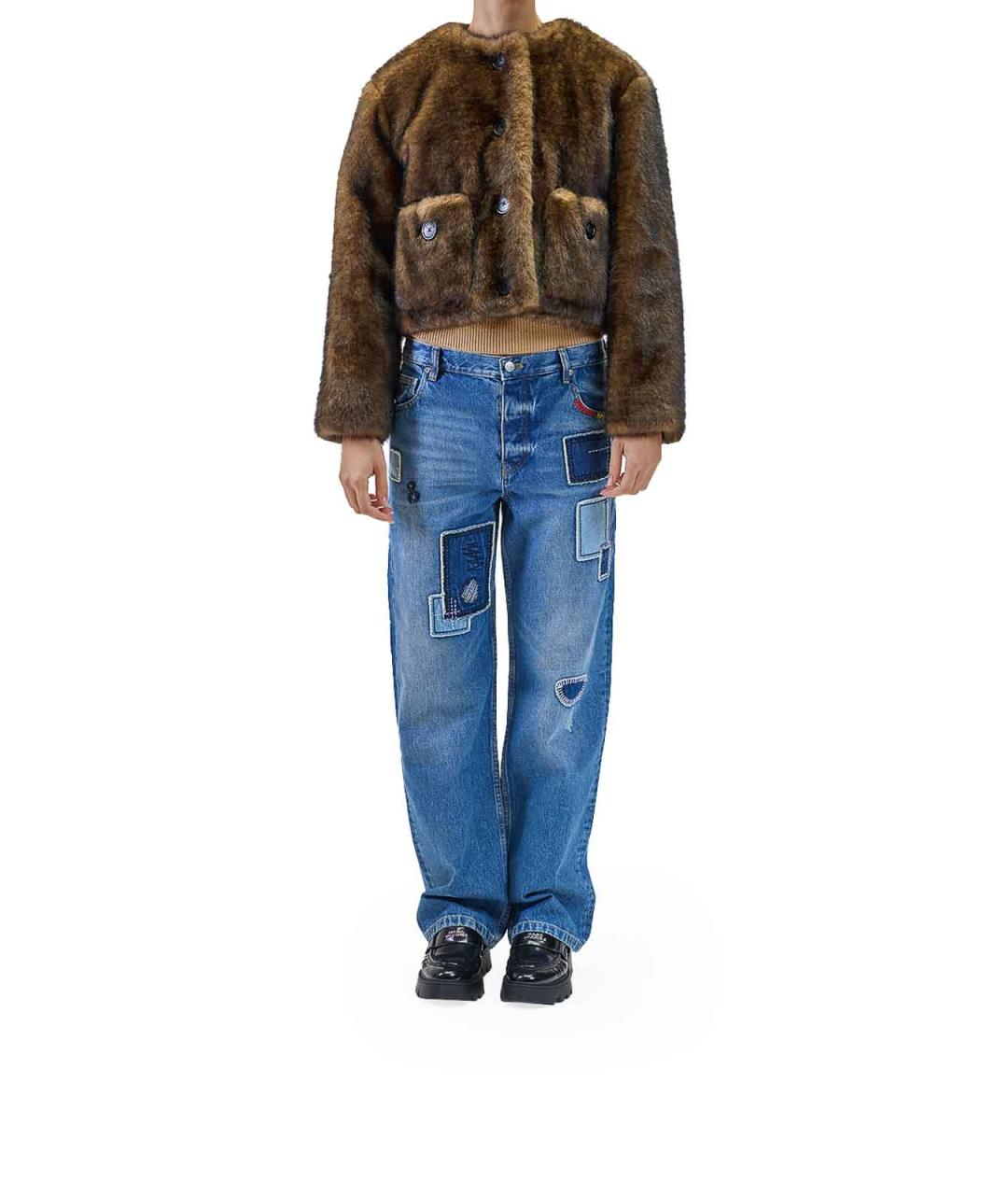 MARC JACOBS Коричневая полиамидовая шуба, фото 2