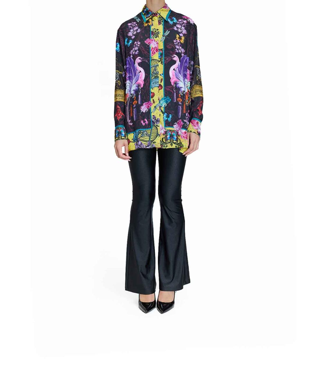 VERSACE JEANS COUTURE Мульти хлопковая рубашка, фото 2