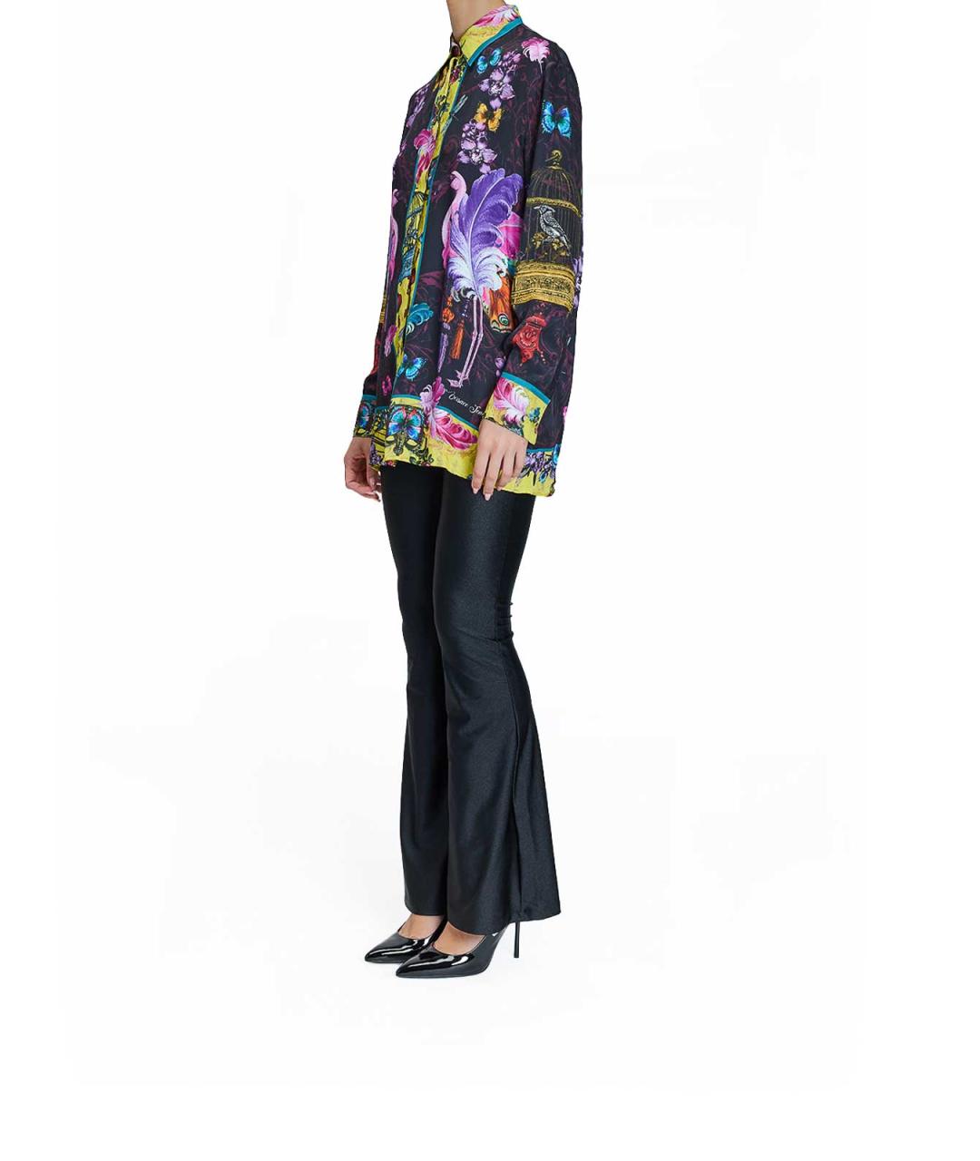 VERSACE JEANS COUTURE Мульти хлопковая рубашка, фото 3
