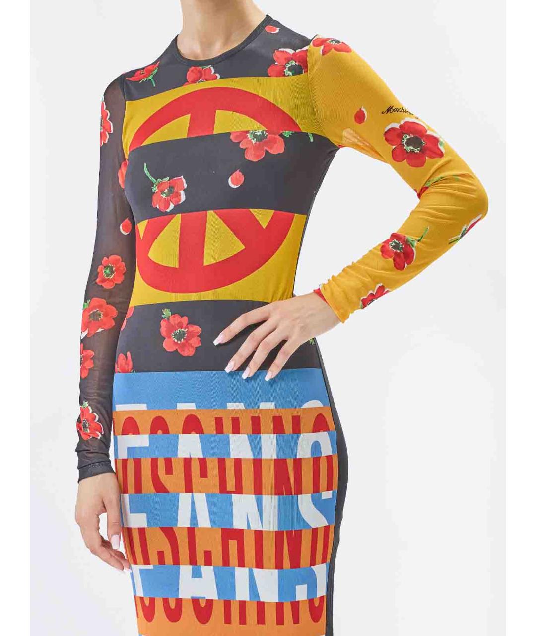 MOSCHINO Мульти вечернее платье, фото 5