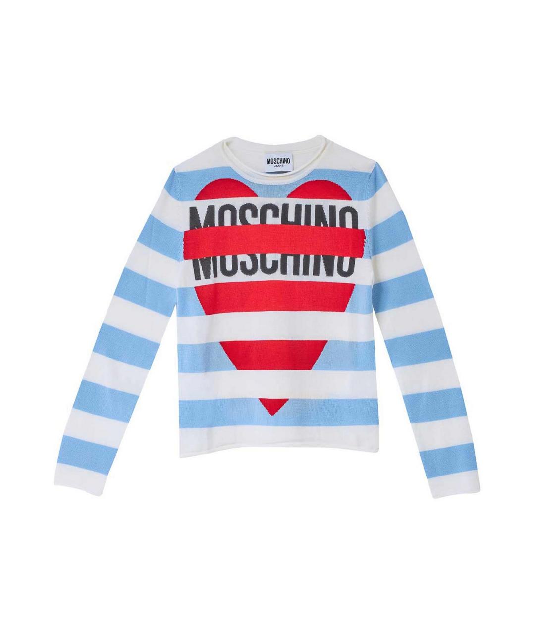 MOSCHINO Мульти шерстяной джемпер / свитер, фото 1