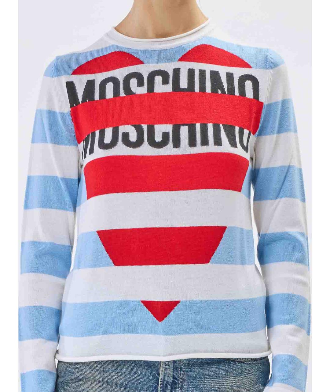 MOSCHINO Мульти шерстяной джемпер / свитер, фото 5