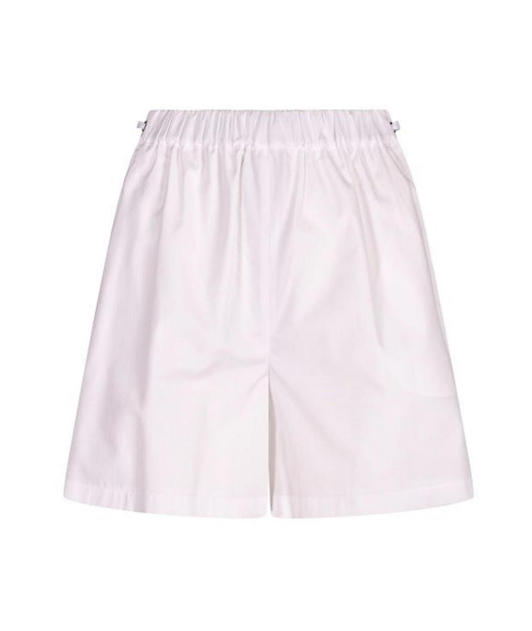 MAX MARA Белые хлопковые брюки широкие, фото 1