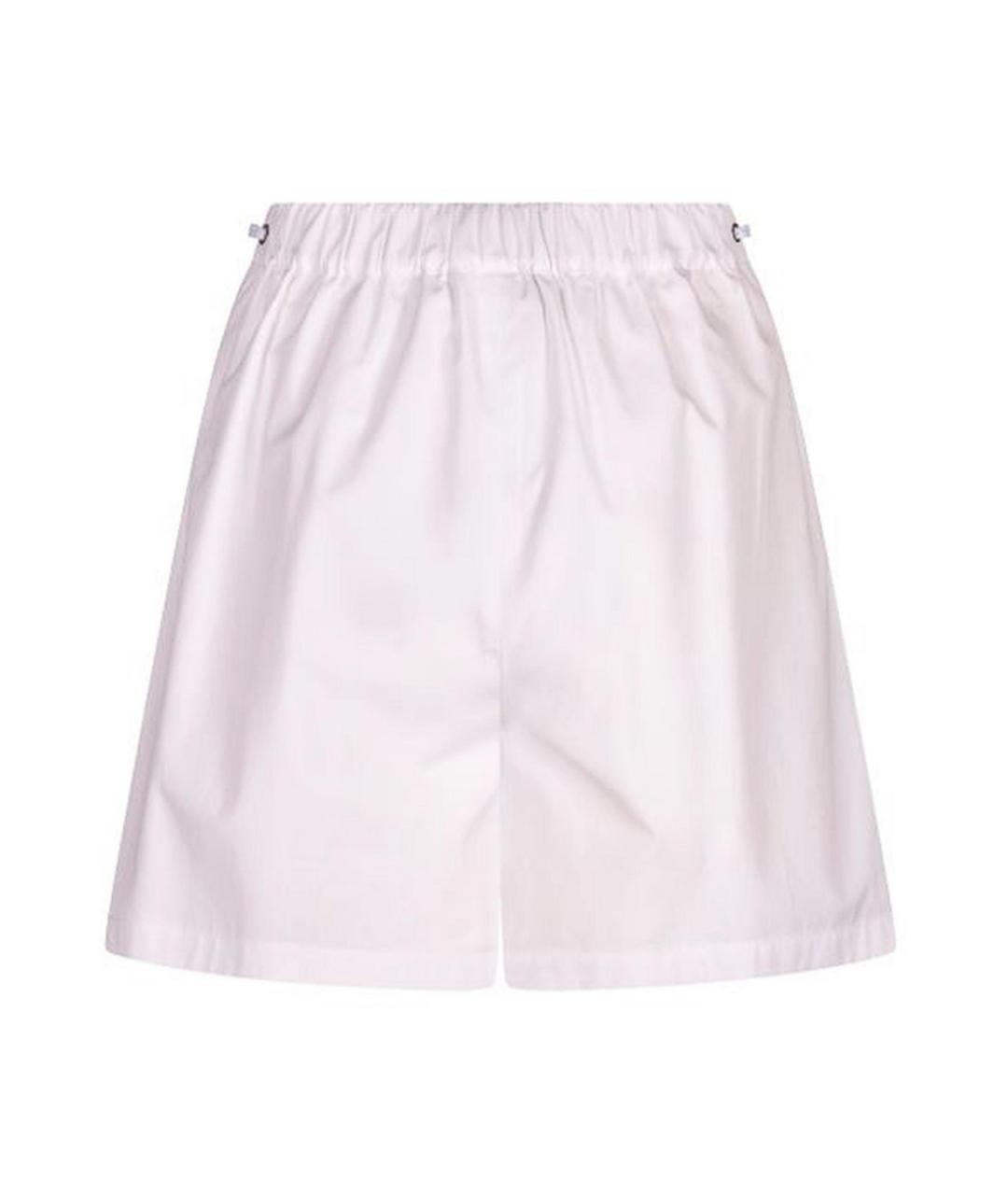 MAX MARA Белые хлопковые брюки широкие, фото 2