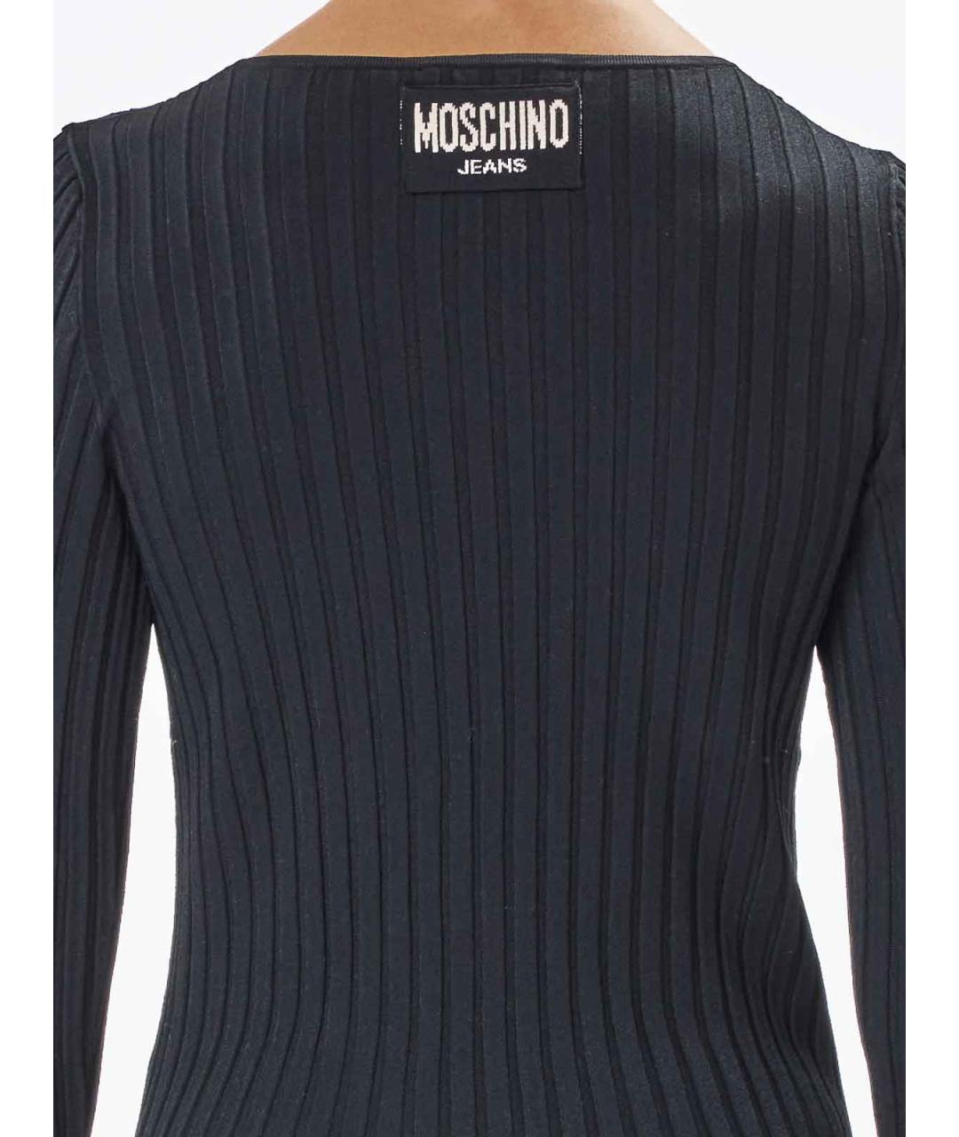 MOSCHINO Серый вискозный джемпер / свитер, фото 6