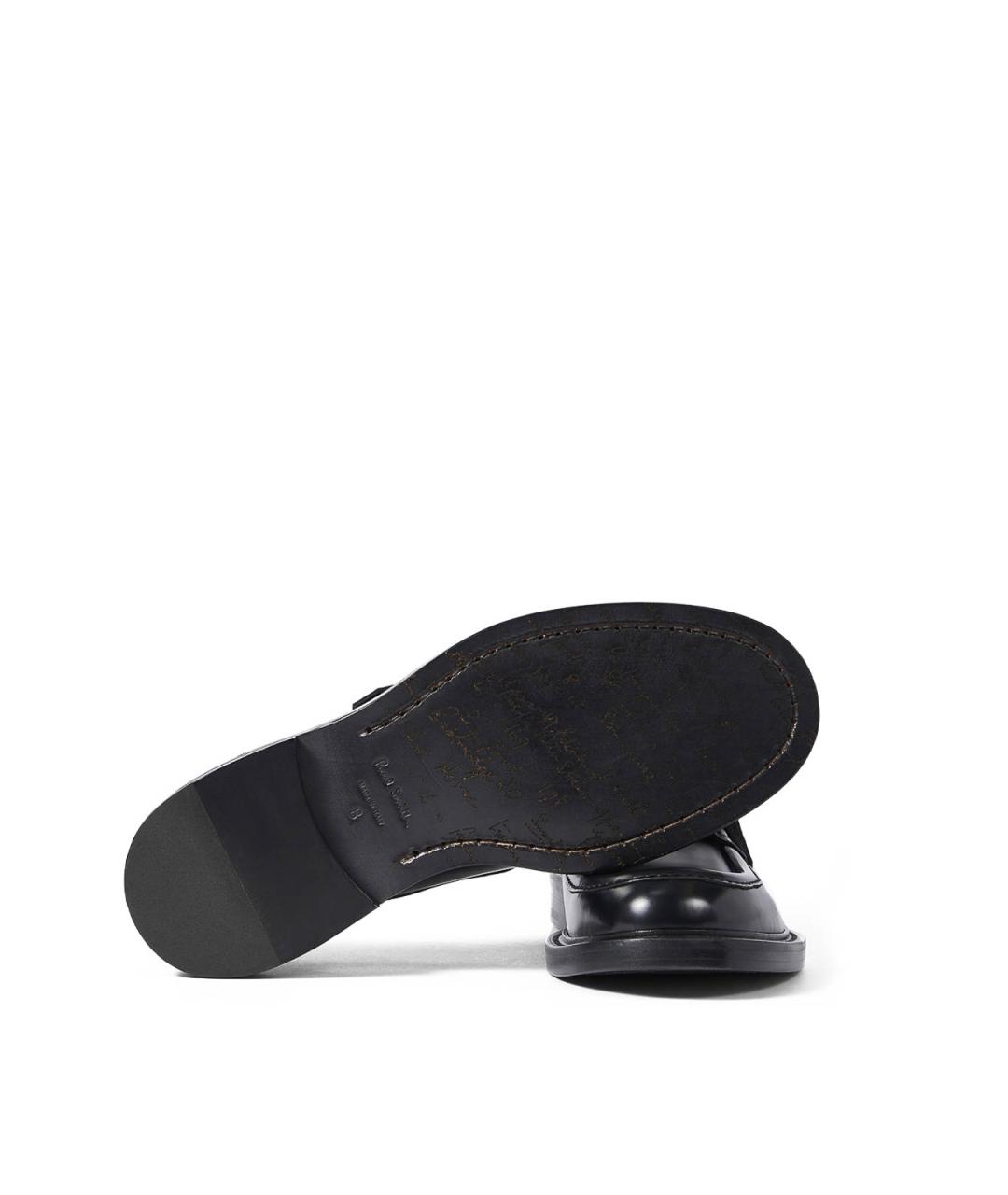 PAUL SMITH Черные кожаные лоферы, фото 4