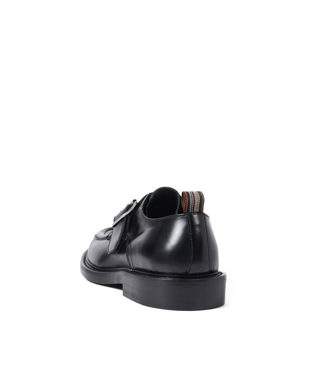 PAUL SMITH Черные кожаные лоферы, фото 5