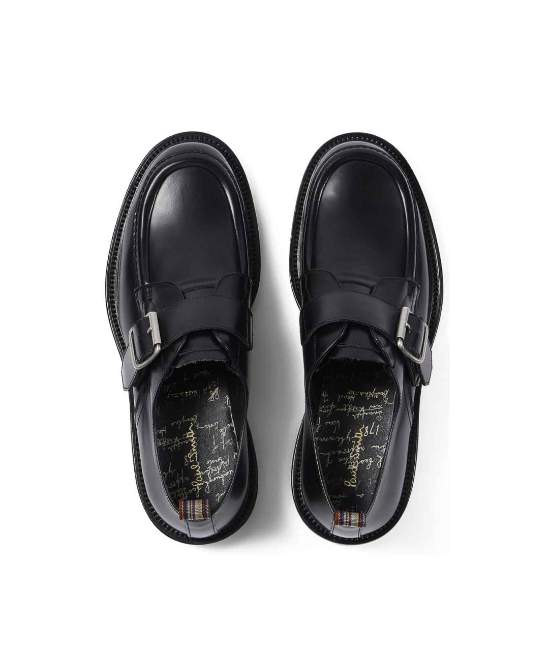 PAUL SMITH Черные кожаные лоферы, фото 3