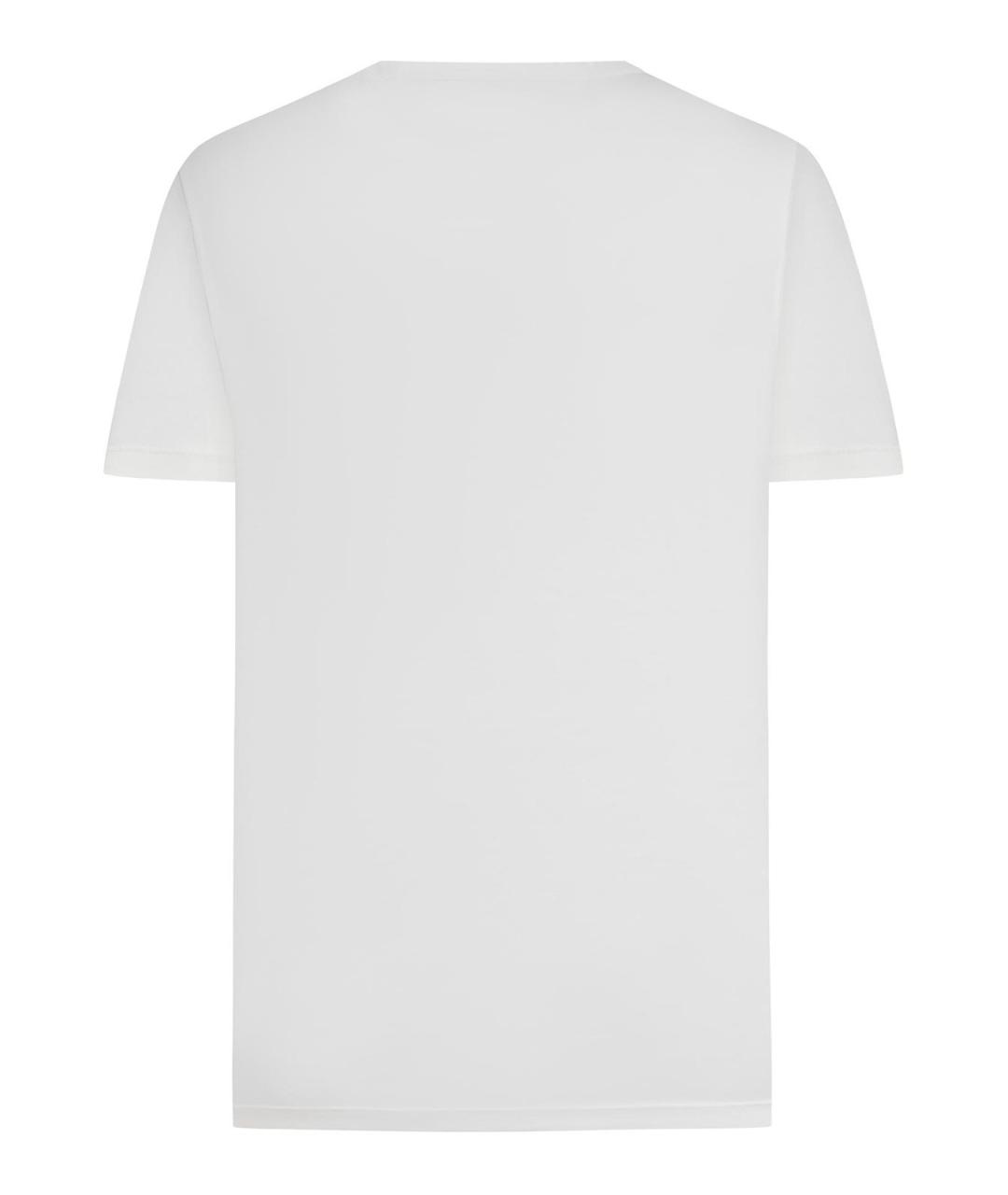 CP COMPANY Белая хлопковая футболка, фото 2