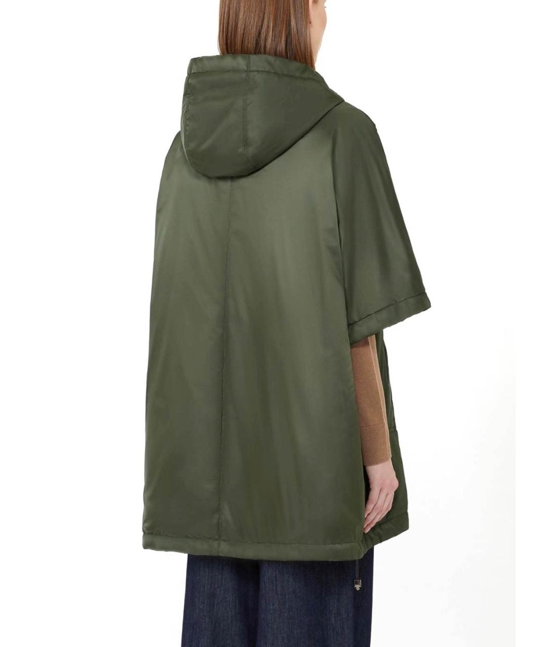 MAX MARA Зеленая хлопковая куртка, фото 4