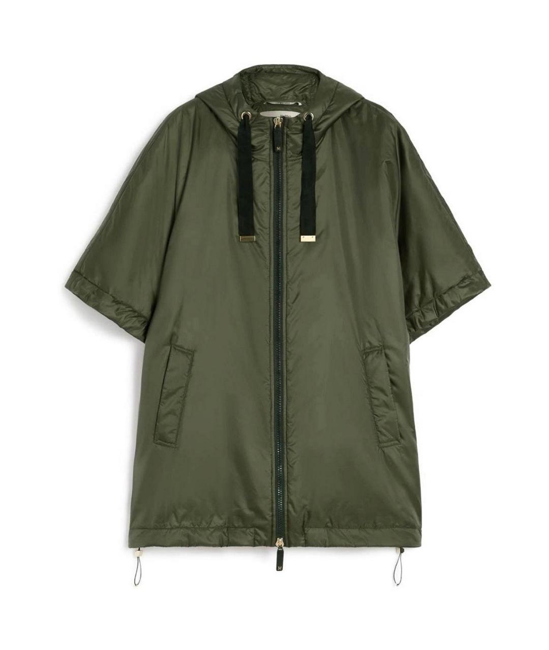 MAX MARA Зеленая хлопковая куртка, фото 1
