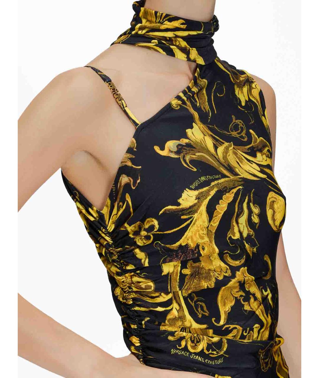VERSACE JEANS COUTURE Мульти вечернее платье, фото 5