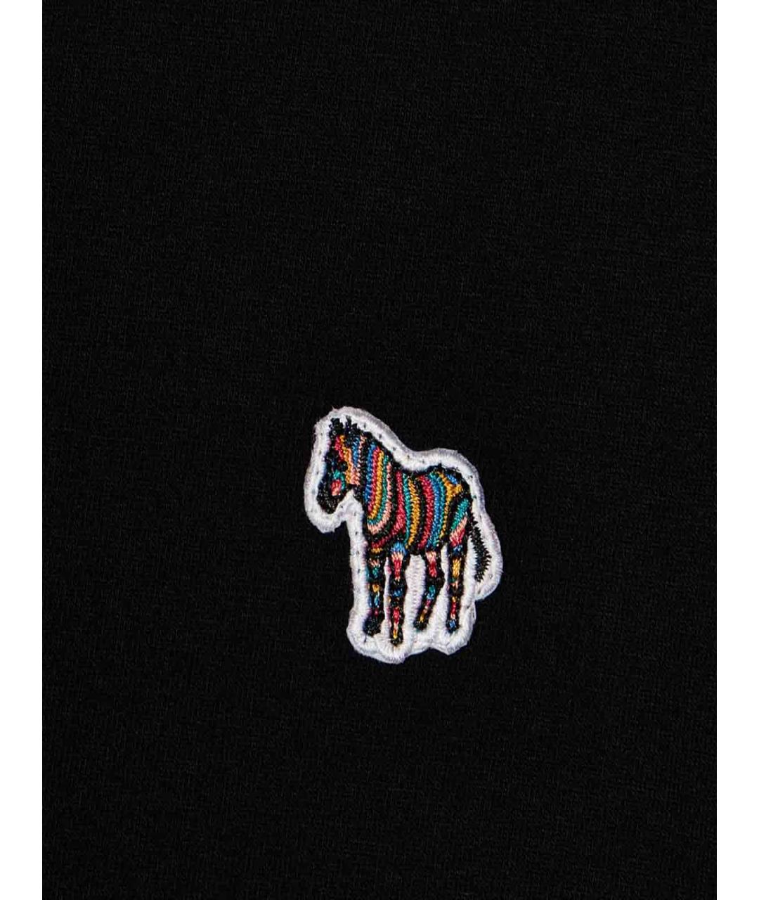 PS BY PAUL SMITH Черная хлопковая футболка, фото 5