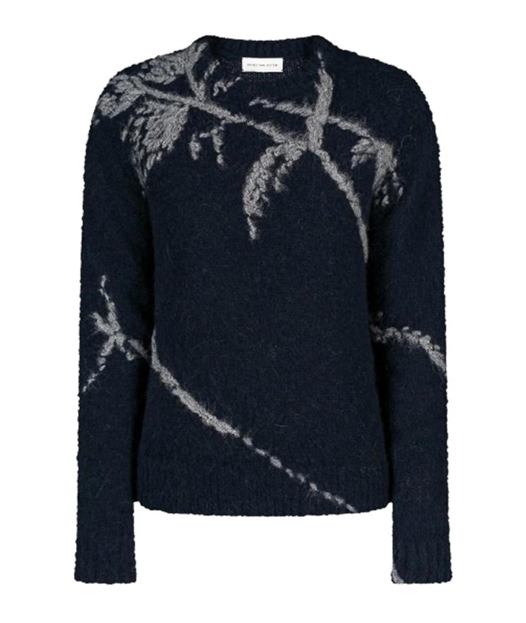 DRIES VAN NOTEN Синий шерстяной джемпер / свитер, фото 1