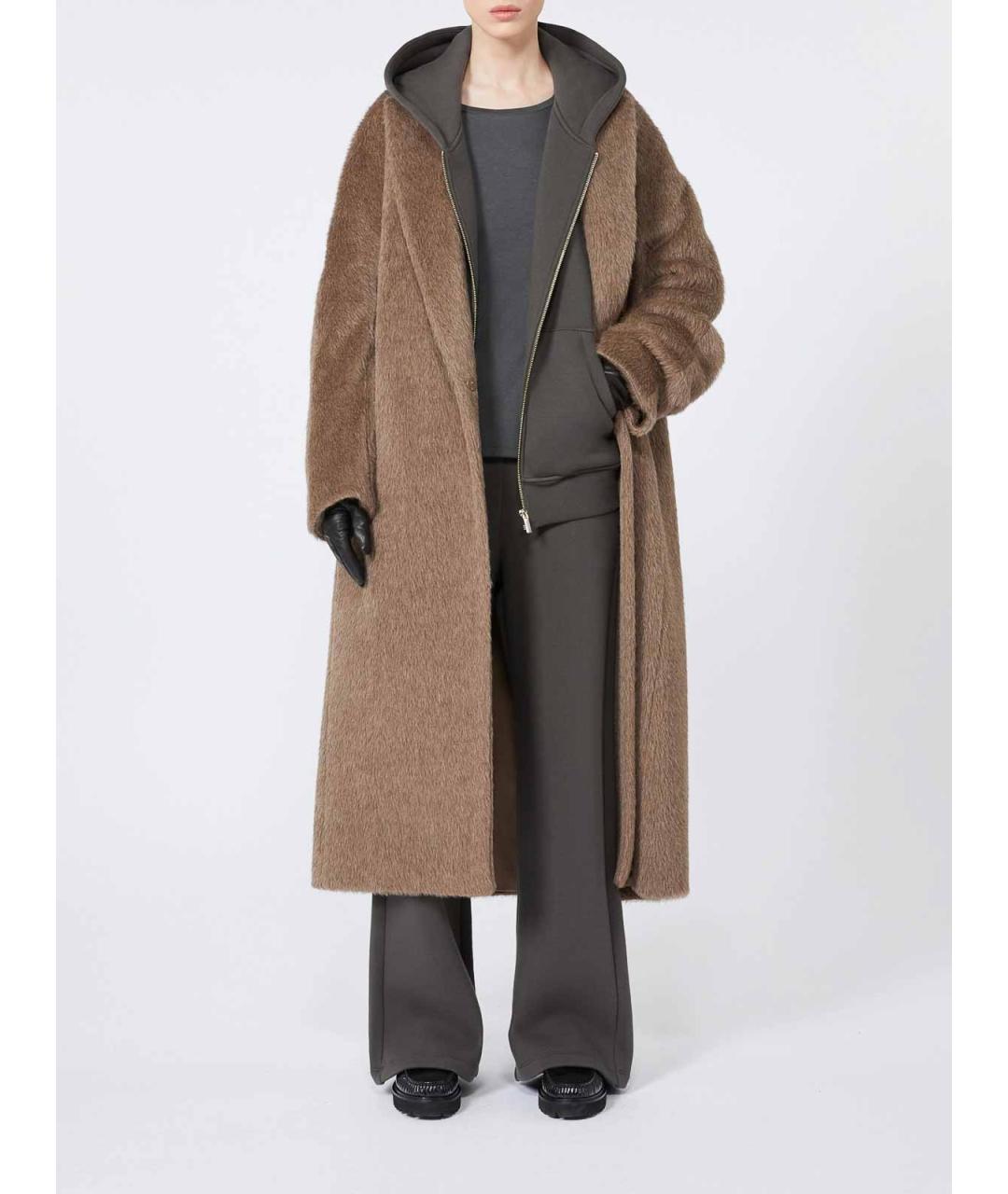 'S MAX MARA Зеленые хлопковые брюки широкие, фото 2