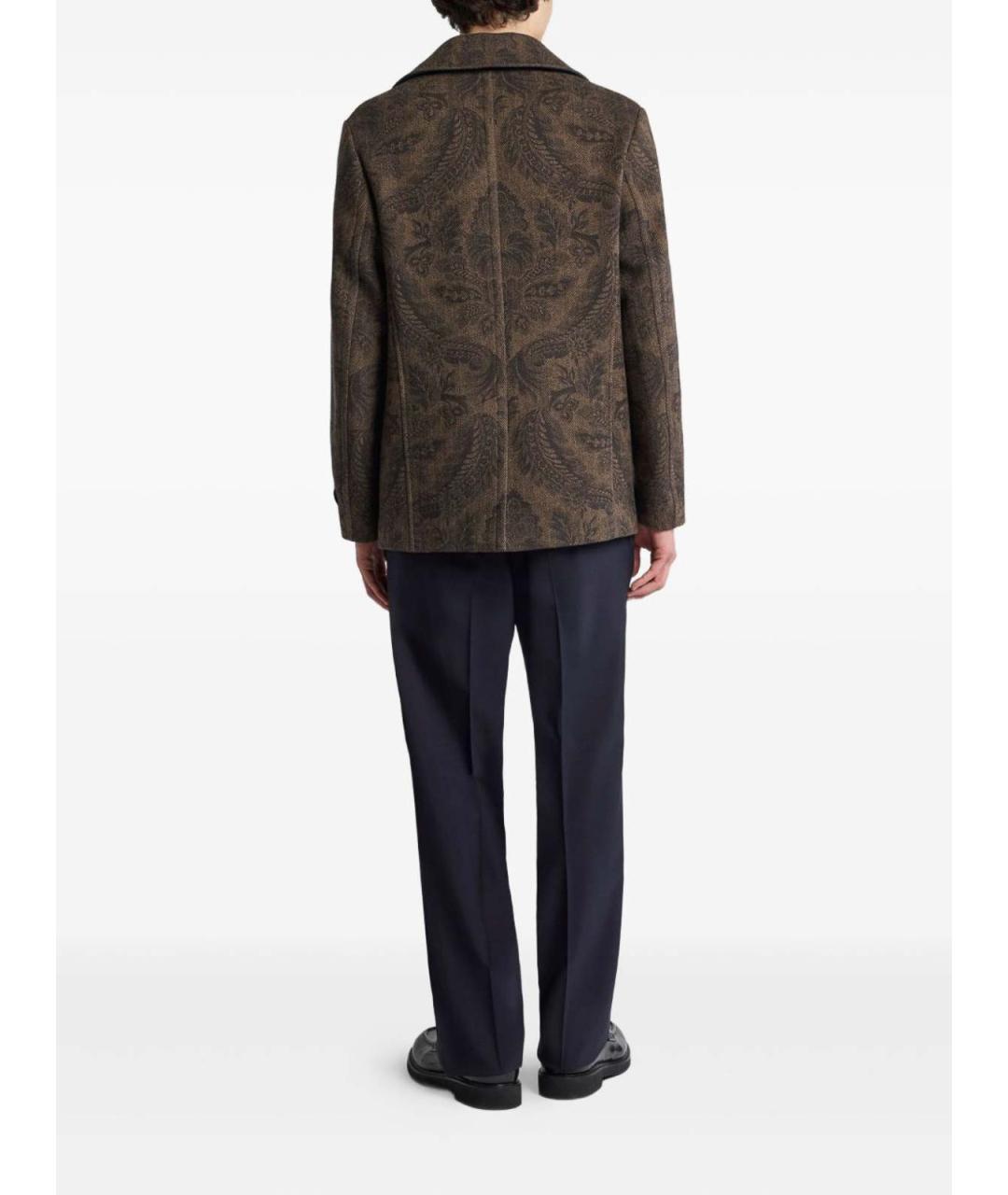 ETRO Коричневая шерстяная куртка, фото 3