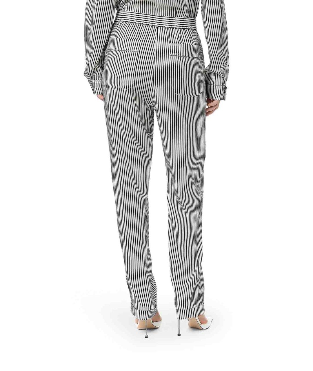 TOM FORD Мульти шелковые прямые брюки, фото 4