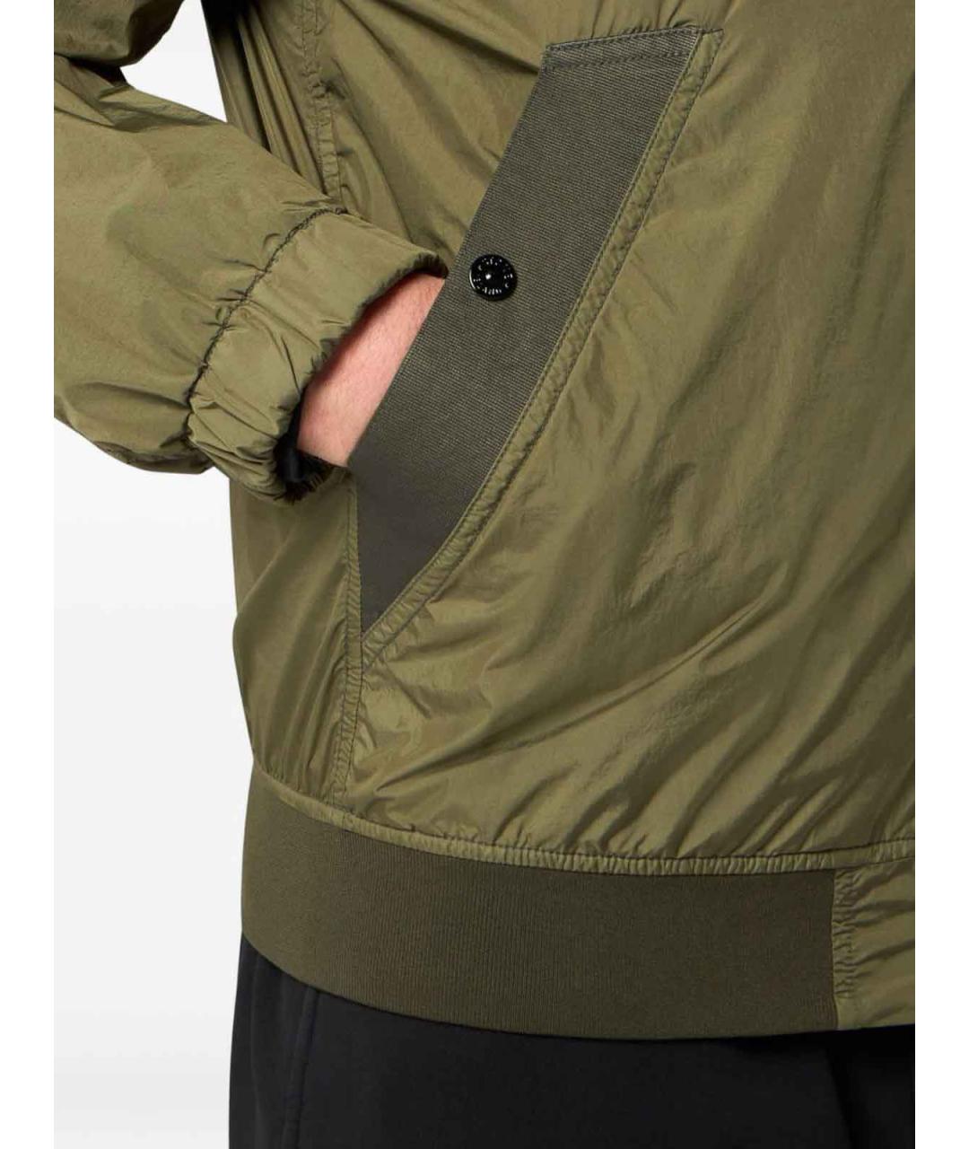 STONE ISLAND Зеленая куртка, фото 4