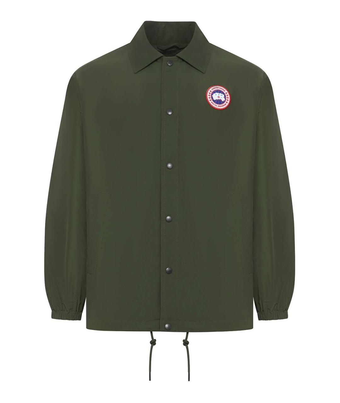 CANADA GOOSE Зеленая хлопковая куртка, фото 1