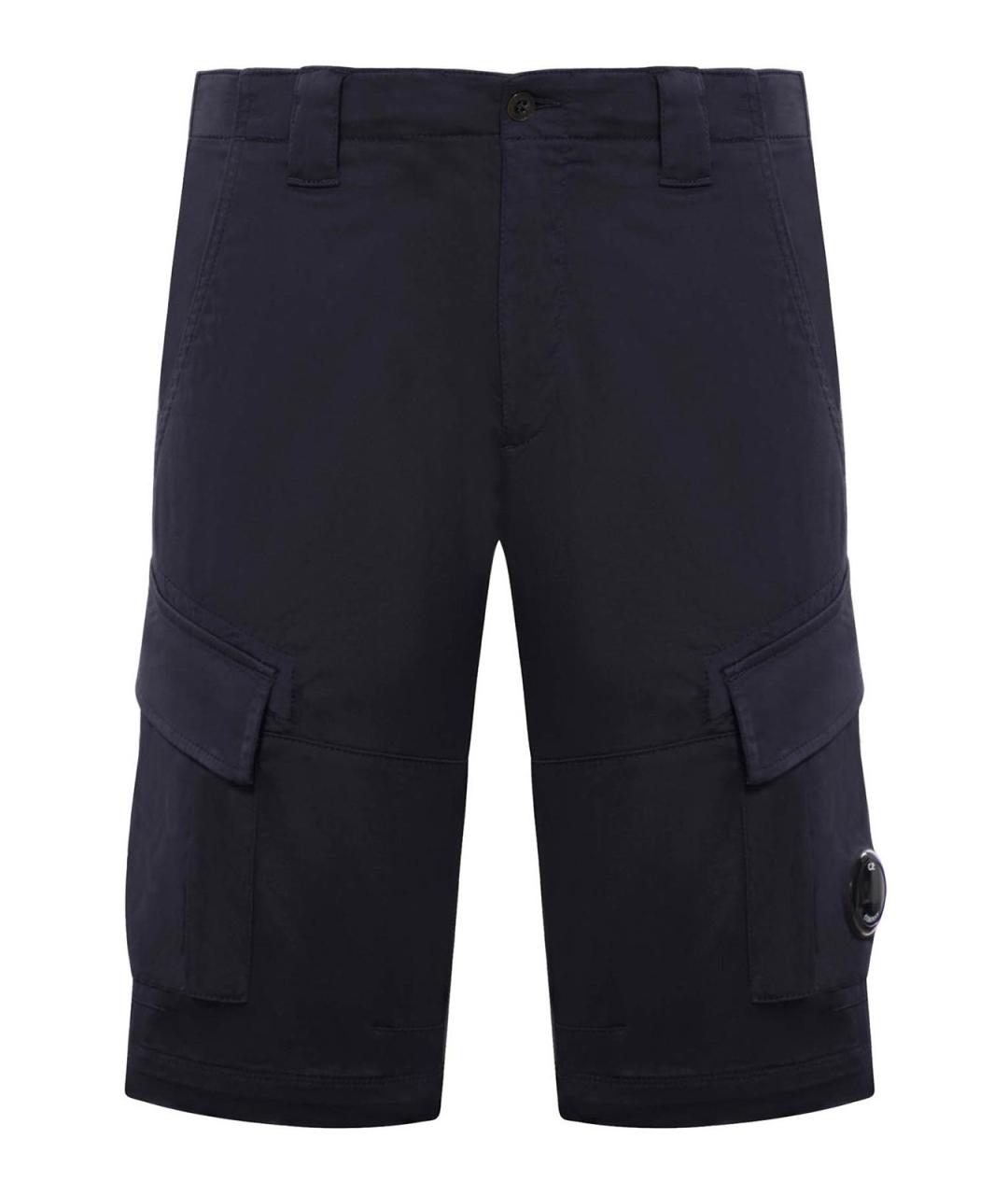 CP COMPANY Синие хлопковые шорты, фото 1